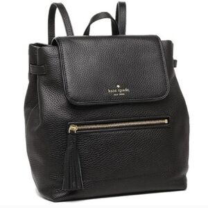 Kate Spade Chester Street Kacy Leather Black backpack